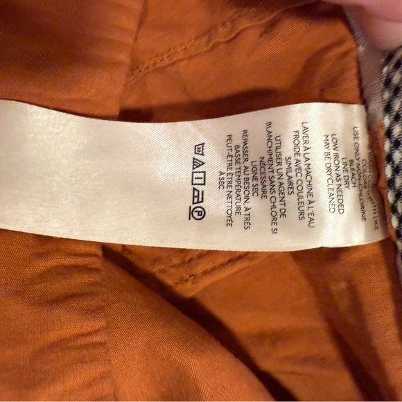 Maeve by Anthropologie The Colette Shorts Linen Blend Copper Size 32 - Picture 6 of 7